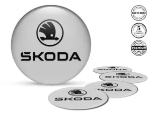 Skoda Silikonaufkleber Edition Individuelle Radlabels